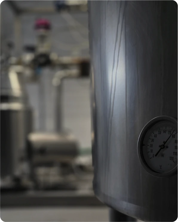 Tanques de fermentação em inox