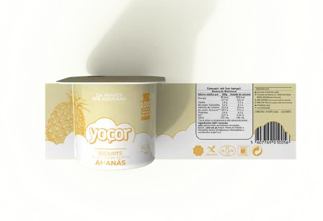 Iogurtes Sólidos Yoçor Ananás