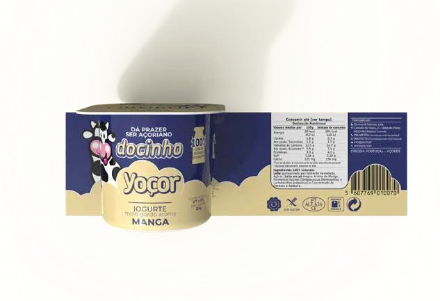 Iogurtes Sólidos Yoçor Docinho Manga
